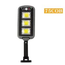 75COB Ultra-Bright Solar Security Light with Motion Sensor, Waterproof Outdoor LED Wall Lamp for Garden, Yard & Home