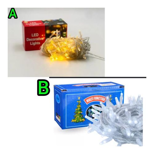 Indoor/Outdoor LED Christmas Decorative Lights 10M Long – Waterproof, Energy-Saving Fairy String Lights for Home, Garden, Weddings & Festive Events