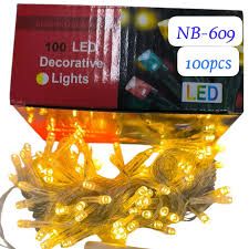 Indoor/Outdoor LED Christmas Decorative Lights 10M Long – Waterproof, Energy-Saving Fairy String Lights for Home, Garden, Weddings & Festive Events