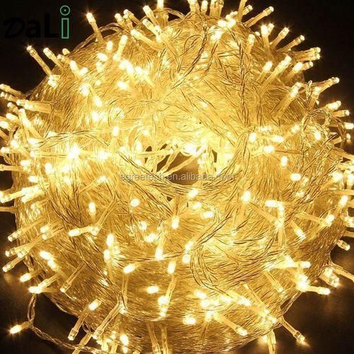 Christmas Xmas String Lights Waterproof Fairy Warm White – Energy-Saving LED Lights for Indoor & Outdoor Decoration, Parties, Weddings, Gardens & Christmas Tree Décor