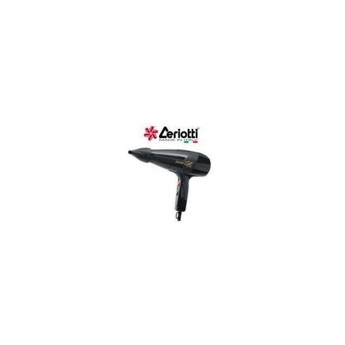 Ceriotti Super GEK 3000 Professional Blow Dry Hair Dryer Sleek Black Design High Speed Airflow Adjustable Heat Settings Lightweight Ergonomic Styling Tool for Salon Results at Home