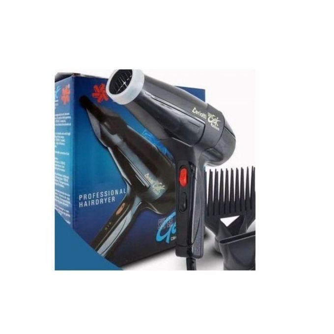 Ceriotti Super GEK 3000 Professional Blow Dry Hair Dryer with Ionic Technology for Fast Drying, Frizz Control, Lightweight Ergonomic Design, 2000W Power for Salon and Home Use – High-Performance Salon