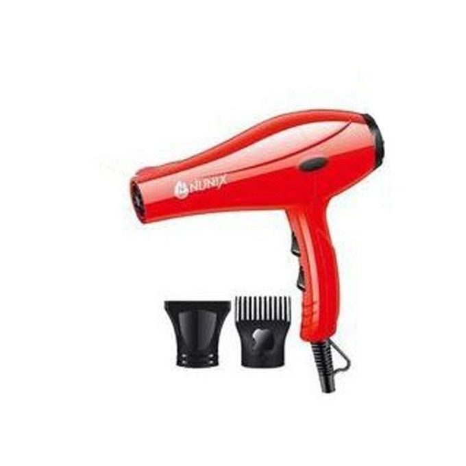 Nunix Saloon Blow Dry Hair Dryer – Professional High-Power Hair Styling Tool with Ionic Technology for Smooth, Shiny, Frizz-Free Hair, Adjustable Heat & Speed Settings, Lightweight Design for Home