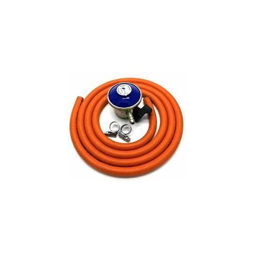 Pac School Lab Regulator for 6KG Gas Cylinder with Free Pipe and 2 Hose Clamps, Durable and Safe Gas Flow Control Device for Laboratory and Educational Use, Easy Installation and Precise Gas Regulatio