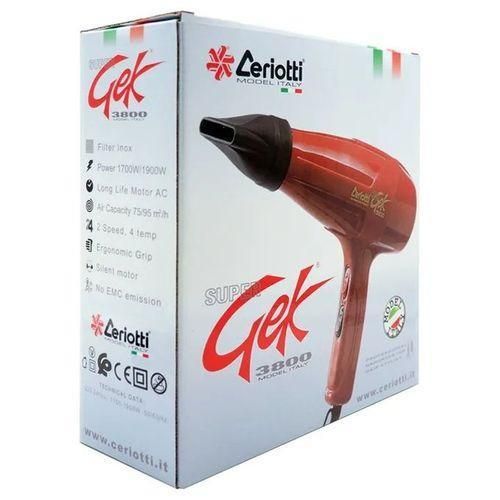 Ceriotti Original Hair Dryer Blow Dry GEK 3800 Straightener with Professional Ionic Technology, Fast Drying, Salon-Quality Styling Tool for Smooth Shiny Hair, Lightweight and Ergonomic Design for Home