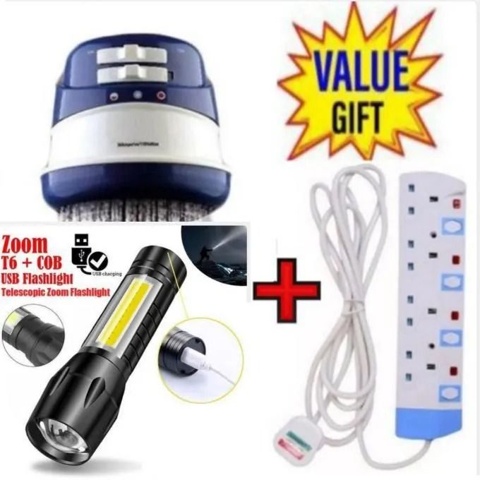 Horizon Bathroom Instant Hot Water Shower For Fresh And Salty Water with Free 4 Way Power Extension Cable and Zoom Torch – Efficient, Safe, and Durable Shower Solution for Homes and Outdoor Use