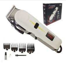 Geemy PROFESSIONAL HAIR SHAVING ELECTRIC HAIR KINYOZI MACHINE with FREE BEST CORDLESS RECHARGEABLE SCHOOL CUT SHAVER TRIMMER and 5-Way Power Extension Cable for Ultimate Grooming Convenience