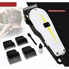 Geemy PROFESSIONAL HAIR SHAVING ELECTRIC HAIR KINYOZI MACHINE with FREE BEST CORDLESS RECHARGEABLE SCHOOL CUT SHAVER TRIMMER and 5-Way Power Extension Cable for Ultimate Grooming Convenience