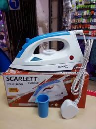 Scarlett Steam Iron Box With FREE 2L Automatic Electric Water Kettle – High-Performance Steam Iron for Effortless Wrinkle Removal and Fast, Smooth Ironing with Bonus 2L Electric Kettle