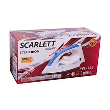 Scarlett Steam Iron Box With FREE 2L Automatic Electric Water Kettle – High-Performance Steam Iron for Effortless Wrinkle Removal and Fast, Smooth Ironing with Bonus 2L Electric Kettle