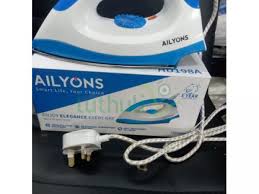 AILYONS High Performance Home Appliance Energy Efficient Dry Iron Box with FREE Rechargeable Dining Table Water Hand Pump Dispenser, Durable,Lightweight, and Fast Heating for Smooth Ironing Experience