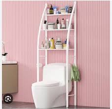 New model 3 Layer Over The Toilet Rack Organizer With Guardrail Bathroom Organizer Free Standing Space Saver Stands Rack For Toilet Bathroom Accessories