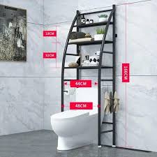 New model 3 Layer Over The Toilet Rack Organizer With Guardrail Bathroom Organizer Free Standing Space Saver Stands Rack For Toilet Bathroom Accessories