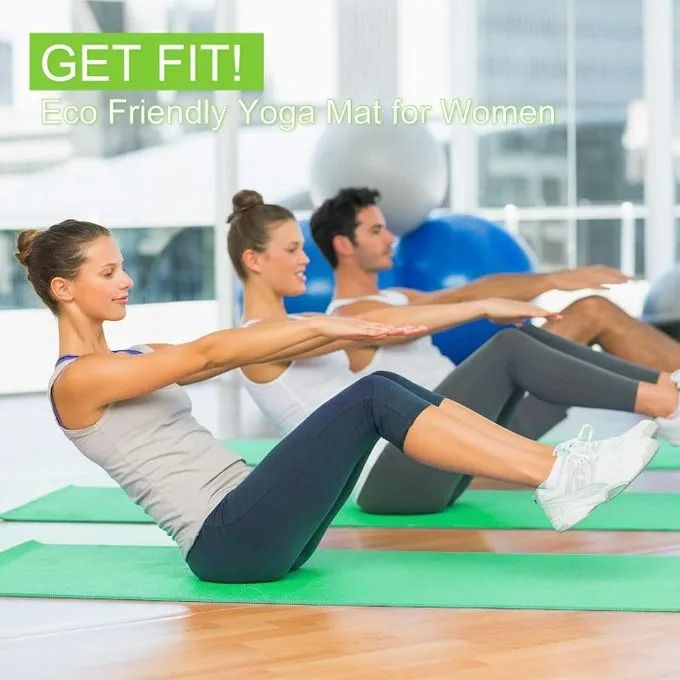 Thick Yoga Mat Exercise Workout Mat Non Slip Fitness Pad For Women Gym Home Yoga Pilates 8mm – Premium Non-Slip Cushion for Home and Gym Workouts, Durable Eco-Friendly Material, Extra Comfort for Yoga