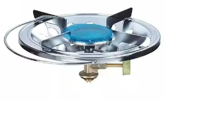 6Kg Complete Gas Burner With Grill For 6kg Cylinder – Heavy Duty Portable Cooking Stove with High-Efficiency Heat, Durable Cast Iron Grate, Easy Ignition, Ideal for Home and Outdoor Use