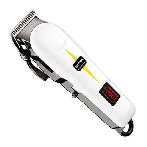 Geemy 2 Pieces Original Electric Rechargeable Cordless Shaving Machine With Indicator-Kinyozi and 6 Way Power Extension for Home and Travel Grooming