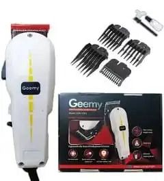 Geemy Smart Hair & Beard Trimmer Electric Hair Cut Machine Cordless Rechargeable Hair Clippers Set for Men Professional Barber Haircut Kit with LED Indicator