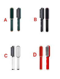 Electric Hair Straightener Brush Hot Comb with Adjustable Temperature for Afro Hair Human Hair Wigs Synthetic Wigs Natural Hair Styling Tool for Smooth Straight Results at Home