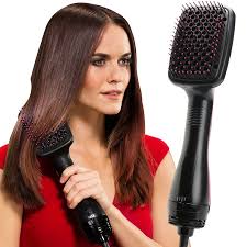Hair Dryer Brush One Step Hot Air Blower Comb for Smooth, Shiny Hair, Quick Styling, Professional Electric Hairdryer Brush Ideal for Travel and Daily Use