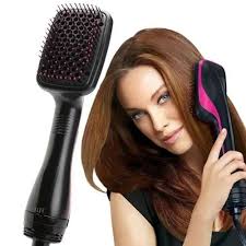 Hair Dryer Brush One Step Hot Air Blower Comb for Smooth, Shiny Hair, Quick Styling, Professional Electric Hairdryer Brush Ideal for Travel and Daily Use