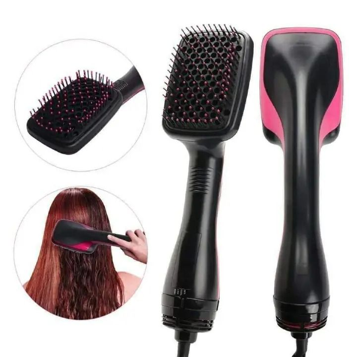 Hair Dryer Brush One Step Hot Air Blower Comb for Smooth, Shiny Hair, Quick Styling, Professional Electric Hairdryer Brush Ideal for Travel and Daily Use