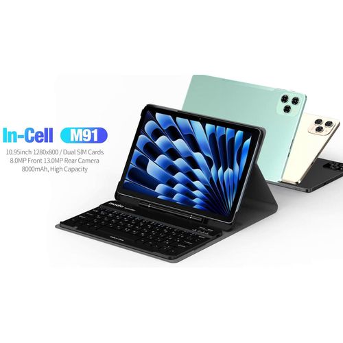 Modio M91 – 11-inch 5G Tablet With 12GB RAM, 512GB Storage Dual SIM With Keyboard