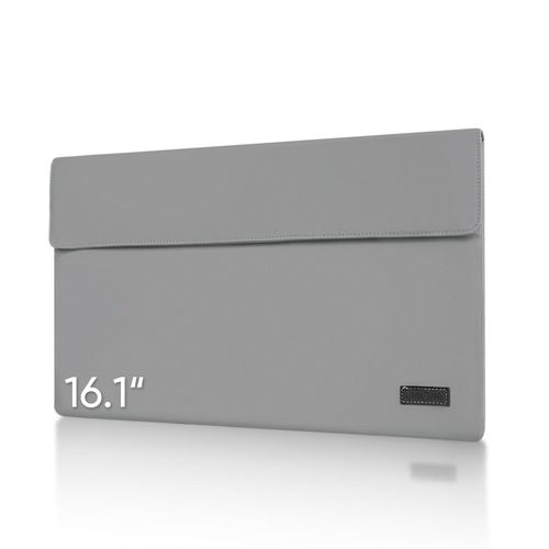 Arzopa 16.1" Portable Monitor Sleeve Bag, Leather, Ultra Slim Lightweight With Magnetic Closure