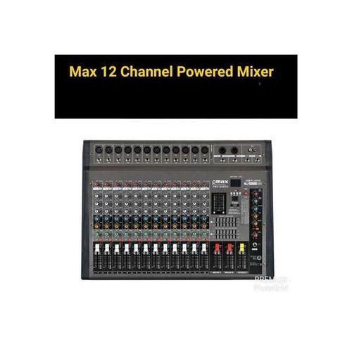 2000 Watt  12 Channel Powered Mixer. Crystal Clear Sound & Ultra low Noise Design. This powered mixer has a USB soundcard and audio interface to record and connect to MAC or PC and it has universal di