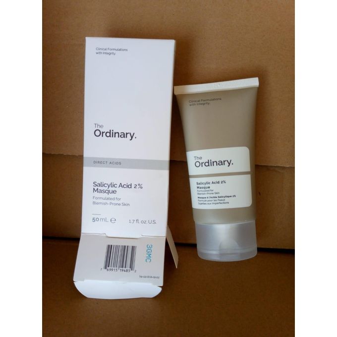 The Ordinary Salicylic Acid 2% Masque. Deep Cleansing: The masque is formulated to deeply cleanse and exfoliate the skin, removing dead skin cells and excess oil that can clog pores