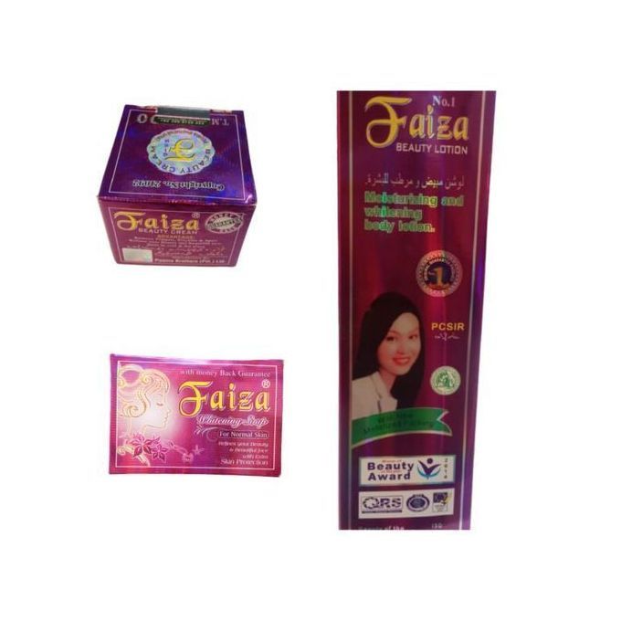 Faiza Faizaa Beauty LOTION+CREAM+SOAP(anti Acnes,fleckles,wrinkles). Faizaa Beauty lotion,Cream and Soap removes dark circles,acne, wrinkles, freckles and other signs of ageing. Faizaa Beauty lotion