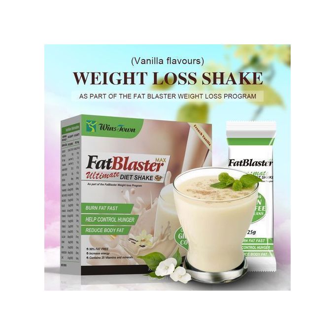 Weight Loss Diet Shake With Green Coffee Beans Fat Blaster. With the Fat Blaster Diet Shake, you can replace 2 meals a day with highly nutritious shake which is rich in easily absorbable proteins, Vi