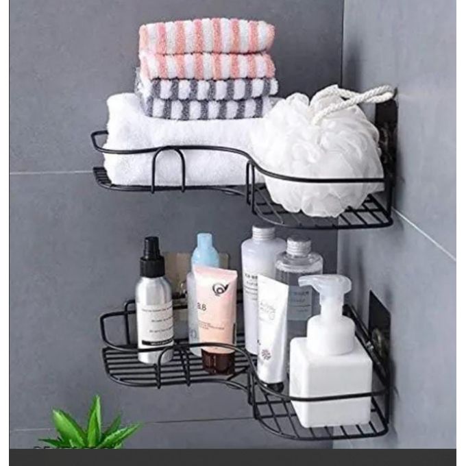 Home & Storage Triangular Wall Corner Rack Bathroom Kitchen Shower Caddy Shelf Organizer Punch Free Holder. Made of high-quality iron material, through fine painting process, durable and exquisite. Al