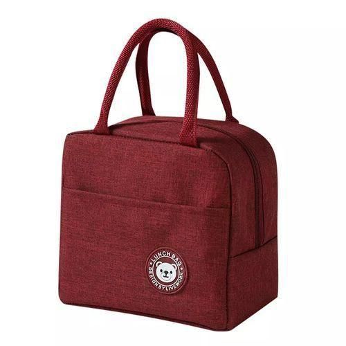 Portable Canvas Lunch Bag For Work Or Picnic Insulated Bag.Quality： The products are made of high-quality materials ,and the product is durable，
Capacity: 6 Litres
 High-quality household products