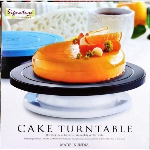 Signature cake turntable.Food Grade material, High quality and safe
360 Degree rotating help you control time and rotation speed