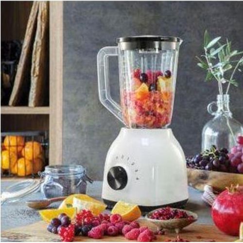 AILYONS 2 In 1 Countertop Blender & Grinder-fruit Mixer And Food Processor.1.5L
off switch with 3 speed switches pulse switch 
stainless steel blades 
Leak resistant lid
Clear jug