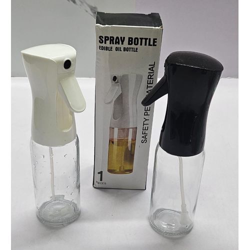 Oil Spray Bottle Oil Dispenser 200ML Oil Sprayer Refillable Leak-Proof Design Smart Cooking Oil Sprayer for BBQ. Air Fryer, Baking, Frying, Omelets, Salad & Everyday Kitchen Use