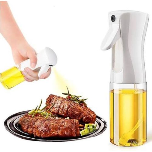 Oil Spray Bottle Oil Dispenser 200ML Oil Sprayer Refillable Leak-Proof Design Smart Cooking Oil Sprayer for BBQ. Air Fryer, Baking, Frying, Omelets, Salad & Everyday Kitchen Use