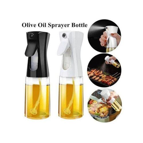 Oil Spray Bottle Oil Dispenser 200ML Oil Sprayer Refillable Leak-Proof Design Smart Cooking Oil Sprayer for BBQ. Air Fryer, Baking, Frying, Omelets, Salad & Everyday Kitchen Use