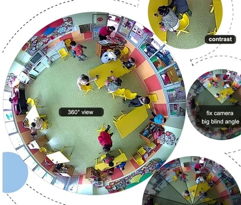 1080P WIFI CCTV CAMERA  WIDE ANGLE 360° ROTATION, MOTION DETECTION, 2WAY COMMUNICATION, FULL COLOR IMAGES, INBUILT SIREN AND AUDIO SPEAKER, SENDS TEXT NOTIFICATIONS UPON DETECTING MOTION,HIGH QUALITY