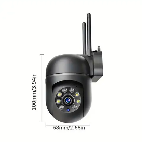2MP WIFI CCTV CAMERA 1080p HD HIDDEN CCTV CAMERA WIDE ANGLE OF VIEW HOME SURVEILLANCE CAMERA 1080P Full HD Viewing:Outdoor security camera with 1920*1080 resolution offers you 2MP crystal-clear image