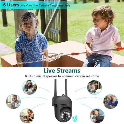 2MP WIFI CCTV CAMERA 1080p HD HIDDEN CCTV CAMERA WIDE ANGLE OF VIEW HOME SURVEILLANCE CAMERA 1080P Full HD Viewing:Outdoor security camera with 1920*1080 resolution offers you 2MP crystal-clear image