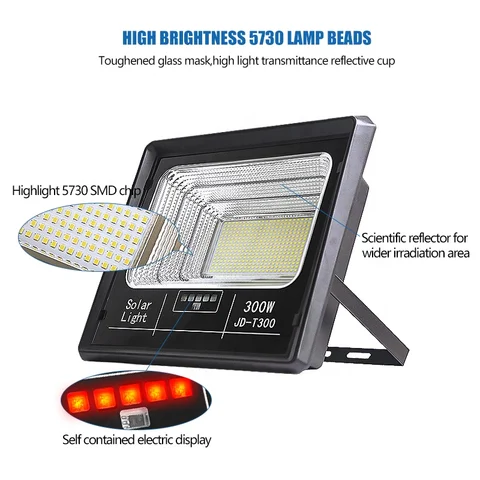 Solar Lights 100Watts Outdoor, Bright White Light IP65 Waterproof Auto Dusk to Dawn 350° Adjustable Solar Security Flood Lights for Barn, Garden, Garage, Pathway, Yard, Patio, Lawn, Balcony
