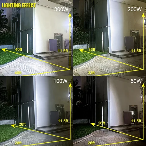 Solar Lights 100Watts Outdoor, Bright White Light IP65 Waterproof Auto Dusk to Dawn 350° Adjustable Solar Security Flood Lights for Barn, Garden, Garage, Pathway, Yard, Patio, Lawn, Balcony