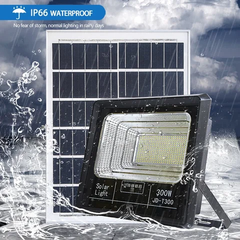 Solar Lights 100Watts Outdoor, Bright White Light IP65 Waterproof Auto Dusk to Dawn 350° Adjustable Solar Security Flood Lights for Barn, Garden, Garage, Pathway, Yard, Patio, Lawn, Balcony