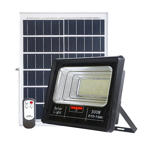 Solar Lights 100Watts Outdoor, Bright White Light IP65 Waterproof Auto Dusk to Dawn 350° Adjustable Solar Security Flood Lights for Barn, Garden, Garage, Pathway, Yard, Patio, Lawn, Balcony
