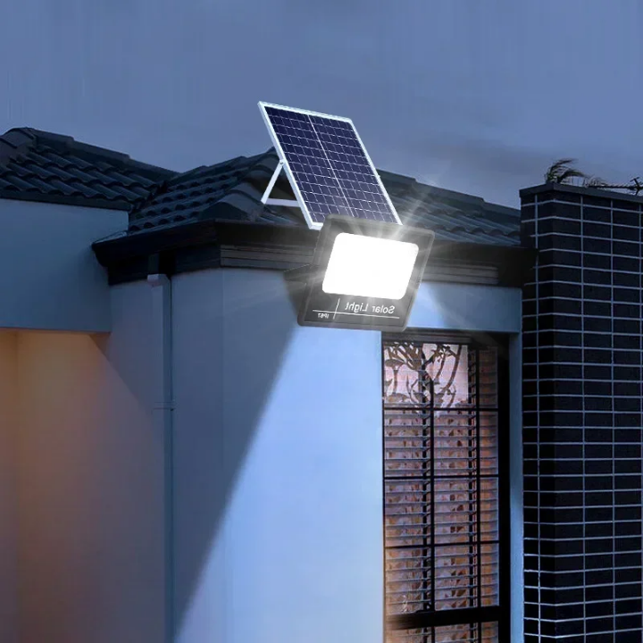 100W Floodlight security solar light outdoor waterproof solar security light outdoor waterproof solar security light floodlight dusk to dawn floodlight super bright solar floodlight
