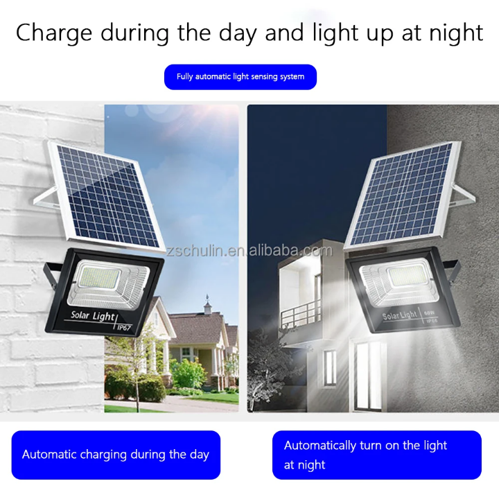 100W Floodlight security solar light outdoor waterproof solar security light outdoor waterproof solar security light floodlight dusk to dawn floodlight super bright solar floodlight
