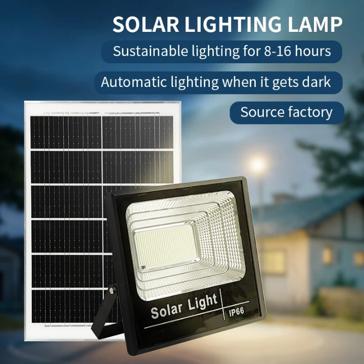 100W Floodlight security solar light outdoor waterproof solar security light outdoor waterproof solar security light floodlight dusk to dawn floodlight super bright solar floodlight