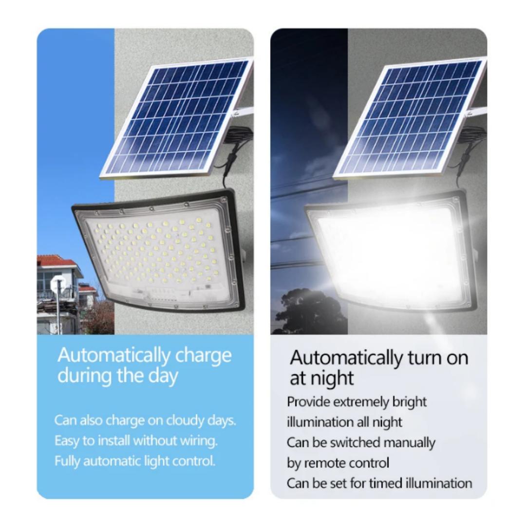 Solar floodLight 200W street lights floodlight Bright  Light IP65 Waterproof Auto Dusk to Dawn 350° Adjustable Solar Security Flood Lights for Barn, Garden, Garage, Pathway, Yard, Patio, Lawn, Balcony