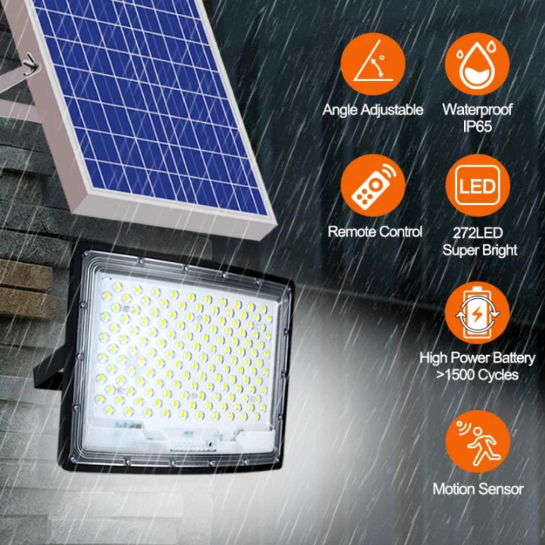 Solar floodLight 200W street lights floodlight Bright  Light IP65 Waterproof Auto Dusk to Dawn 350° Adjustable Solar Security Flood Lights for Barn, Garden, Garage, Pathway, Yard, Patio, Lawn, Balcony